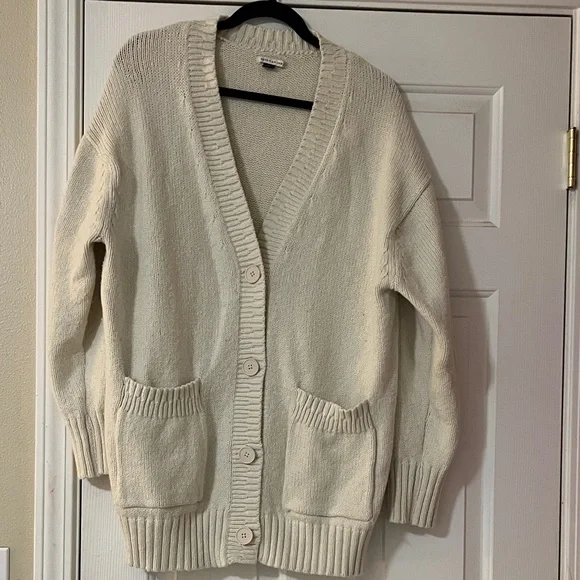 American Eagle Outfitters Off-White Cardigan Sweater - Picture 1 of 3